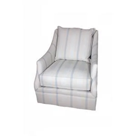Swivel Chair with Wing Back 